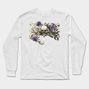 Dead Head Violets Long Sleeve T-Shirt